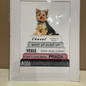 Chanel and Prada Dog Art Print